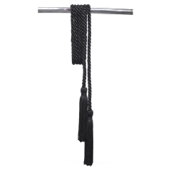 Sznur dekoracyjny czarny 150 cm