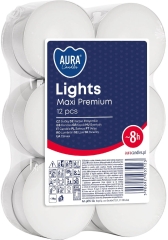 Świeca maxi light 8 h - 12 szt.