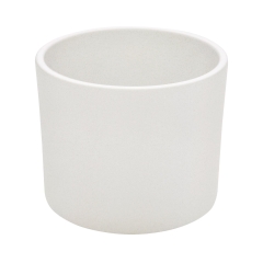 Osłonka walec biała stone - śr. 7 cm