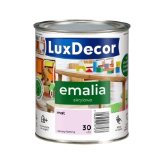 Emalia akrylowa LuxDecor rożowy flaming mat 0,75L