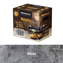 Zestaw Metaliq do dekoracji SILVER 10m2