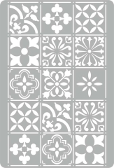 Szablon dekoracyjny Mega 536 GARDEN 91 x 62