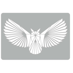 Szablon dekoracyjny Mega 529 OWL 91 x 62