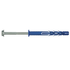 Kołek FF1 ramowy z kołnierzem 10x200 mm wkręt PZ 1 szt.
