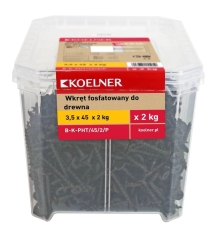 Koelner Wkręt do płyt GK do drewna 3,5 x 45 mm