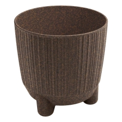 Doniczka Ryfo N Wood kawa ECO - 11 cm