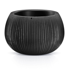 Prosperplast Doniczka Beton Bowl czarna 24 cm