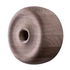 Kornik Zakończenie poręczy z drewna dębowego 50 mm x 60 mm koło