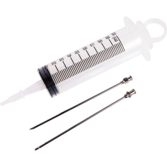 Nastrzykiwarka z dwiema igłami