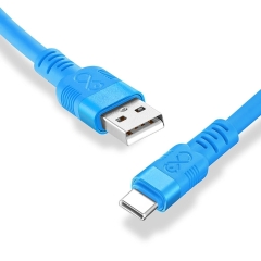 Kabel Whippy proUSBA - USBC 0,9 m błękitny