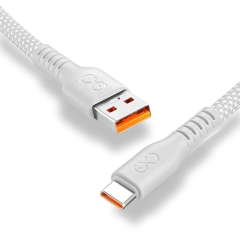 Kabel Immortal USBC-USBC 2 m jasnoszary