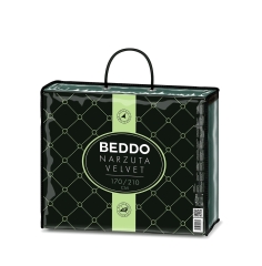 Narzuta BEDDO VELVET 170 x 210 cm zielona