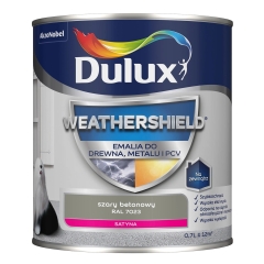 Dulux Emalia Weathershield szary betonowy 7023 - 0,7L