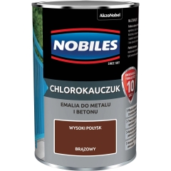 Emalia Nobiles Chlorokauczuk brązowy 900 ml