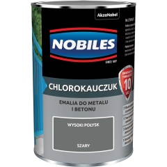 Emalia Nobiles Chlorokauczuk szary 900 ml