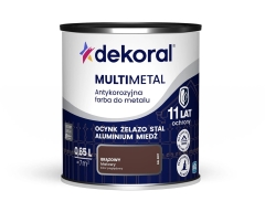 Dekoral Farba antykorozyjna Multimetal brązowa 0,65L