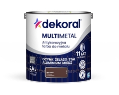 Dekoral Farba antykorozyjna Multimetal brązowa 2,5L