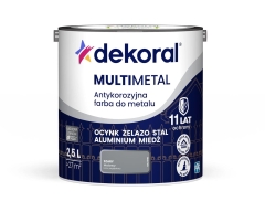 Dekoral Farba antykorozyjna Multimetal szara 2,5L