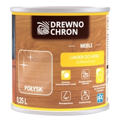 Drewnochron Lakier do mebli połysk 0,25L