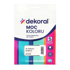 Tester farby Dekoral Moc Koloru delikatny pergamin 40 ml