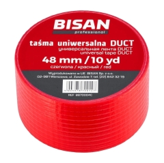 Bisan Taśma izolacyjna DUCT czerwona 48 mm