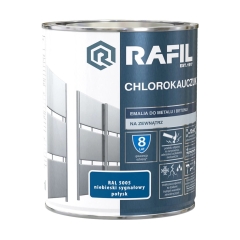 Rafil Chlorokauczuk do metalu i betonu 0,75L niebieski sygnałowy RAL5005