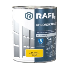Rafil Chlorokauczuk do metalu i betonu 0,75L żółty drogowy RAL1023