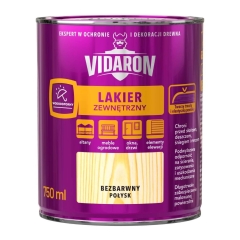 Vidaron Lakier zewnętrzny do drewna bezbarwny połysk 750 ml