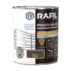 Rafil Farba na rdzę brązowy młotkowy 0,75L