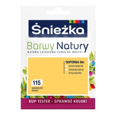 Tester farby Śnieżka Barwy Natury słoneczny blask 25 ml
