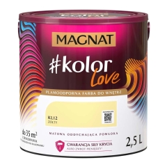 Farba Magnat KolorLove żółty 2,5 l