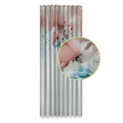 Zasłona PASTEL na taśmie 140 x 270 cm kwiaty