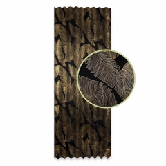 Zasłona GREAT na taśmie 135 x 300 cm czarna