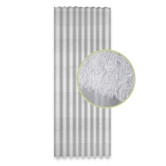 Firana WONDERFUL na taśmie 140 x 300 cm biała