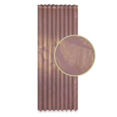 Zasłona GREAT na taśmie 135 x 300 cm różowa