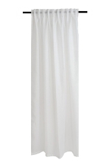 Firana Shiny Chic biała 140 x 270 cm