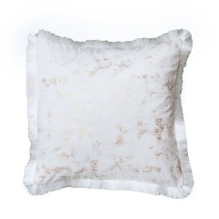 OH MY CHIC Poduszka dekoracyjna 45x45 cm biała