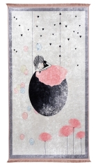 Dywan dziecięcy ZALA 80 x 140 cm różowy
