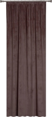 Zasłona Velutto brązowa 140 x 260 cm