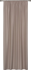 Zasłona OXFORD na taśmie 140 x 260 cm taupe