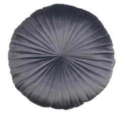 Poduszka VICKY szara śr.40 cm