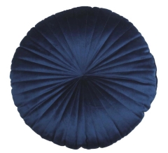 Poduszka VICKY ciemny niebieski śr.40 cm