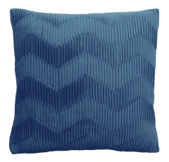 Poduszka PLISA ciemnoniebieska 45 cm x 45 cm
