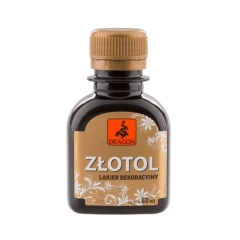 Lakier dekoracyjny Dragon Złotol 80 ml