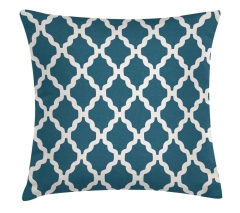 Poduszka MAROKO turkusowa 45 cm x 45 cm