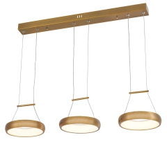 Lampa LEDTHEA złota 4000K 3x12W 2880lm