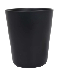 Osłonka ceramiczna Selma czarna - śr. 13 cm
