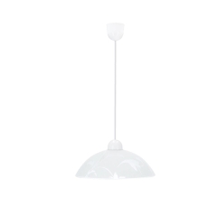 Candellux Lampa wisząca MANGANO biała 1xE27