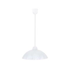 Candellux Lampa wisząca ALCARA biała 1xE27