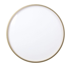 Plafon LED FLORIDA czarno-złoty skyeffect 33 cm 4000K 18W 1100lm